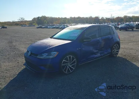 2018 Volkswagen Golf R 2.0T W/Dcc Navigation из США, поврежденный, VIN WVWVF7AU2JW168820